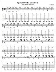 Spanish Guitar Exercise 2