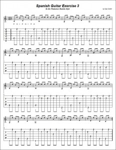 Spanish Guitar Exercise 3