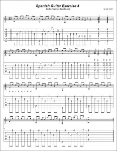 Spanish Guitar Exercise 4