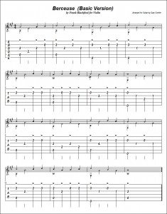 Berceuse  (Basic Version)