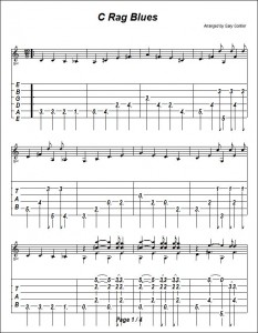 C Rag Blues