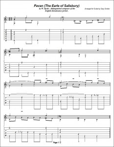 Pavan (The Earle of Salisbury)